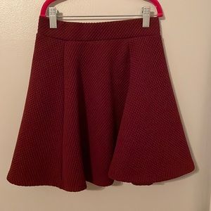 H&M Maroon Skirt